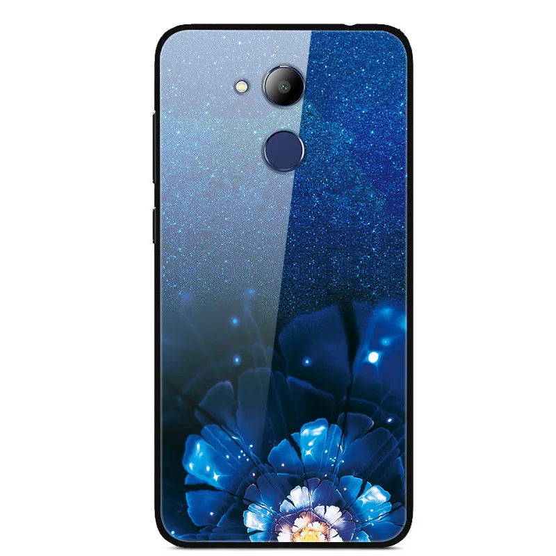 Закаленного стекла Чехол для Huawei Honor 6C Pro чехол 5," Жесткий ПК цветной чехол для Huawei Honor 6C Pro Чехол-бампер для телефона JMM-L22
