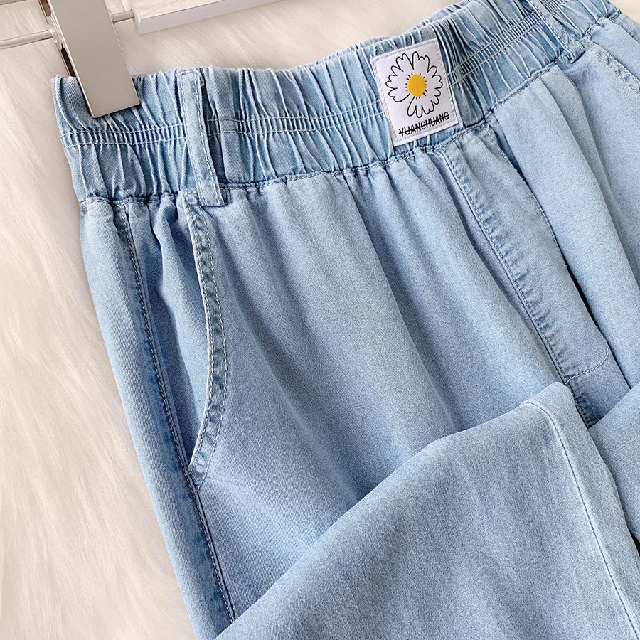 Jeans Woman High Waist Skinny Loose Thin Harlan Pants Tencel Loose Thin Ankle-Length Pants Jeans Women 2020