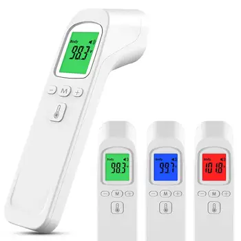 

10pcs/lot Digital Non contact Forehead Temperature Infrared Thermometer 1-second Accurate Reading IR Infrared Thermometer adult