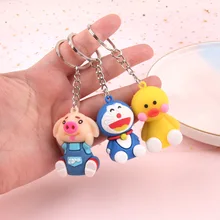 Южная Корея милый брелок для ключей с животными брелок INS креативный куплей маленький подарок мультфильм сумка украшения подарок