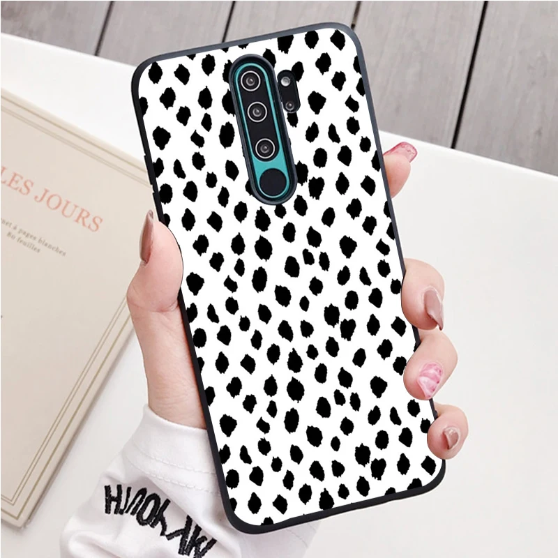 Bò Đốm Đen Dẻo Silicone Ốp Lưng Điện Thoại Redmi Note 8 7 Pro S 8T Cho Redmi 9 7A Bao cases for xiaomi blue