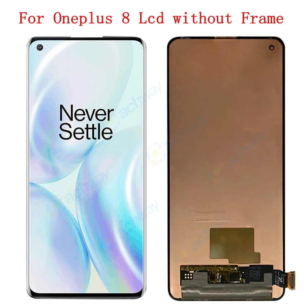 Original Amoled Lcd 6 5 Screen For Oneplus 8 Pro Lcd Display Screen Touch Panel Digitizer Oneplus8 Replacement One Plus 8 Lcd Mobile Phone Lcd Screens Aliexpress