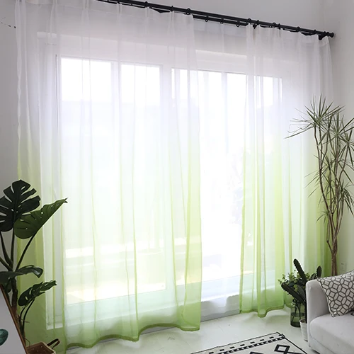 blackout curtains нитевые шторы в комнату шторы на окно декоративные шторы нитяные шторы на окно гардина шторы портьеры блэкаут шторы для гостиной - Цвет: green