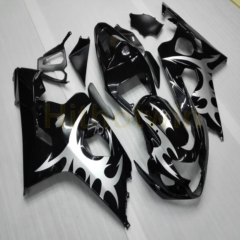 Пользовательский мотоцикл Артикул для Suzuki GSXR600/750 2004-2005 K4 gsx r600 04 05 год Обтекатели+ винты+ красное пламя