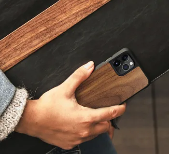 

Suitable for iPhone 12 Pro Max Wood Grain Phone Case Apple Design Retro