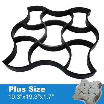 

DIY Cobblestone Paving Mould Walk Maker Reusable Concrete Pavement Mold Paver for Lawn Patio Yard Garden
