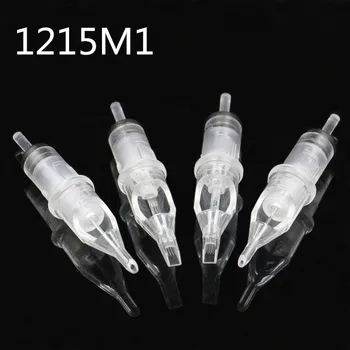 

15M1 TIPTOP Premium Clear Cartridge Needles Round Magnum 0.35 mm Original Cartridge Needles For Tattoo Machine Pen Tattoo Grip