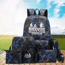 5 шт набор двойной рюкзак-сумка через плечо сумка-мессенджер ручка мешок застежки-молнии в ночное время световой парусиновая обувь для отдыха на открытом воздухе школьные сумки