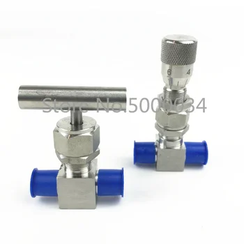 

1/2 1/4 1/8 stainless steel needle valve