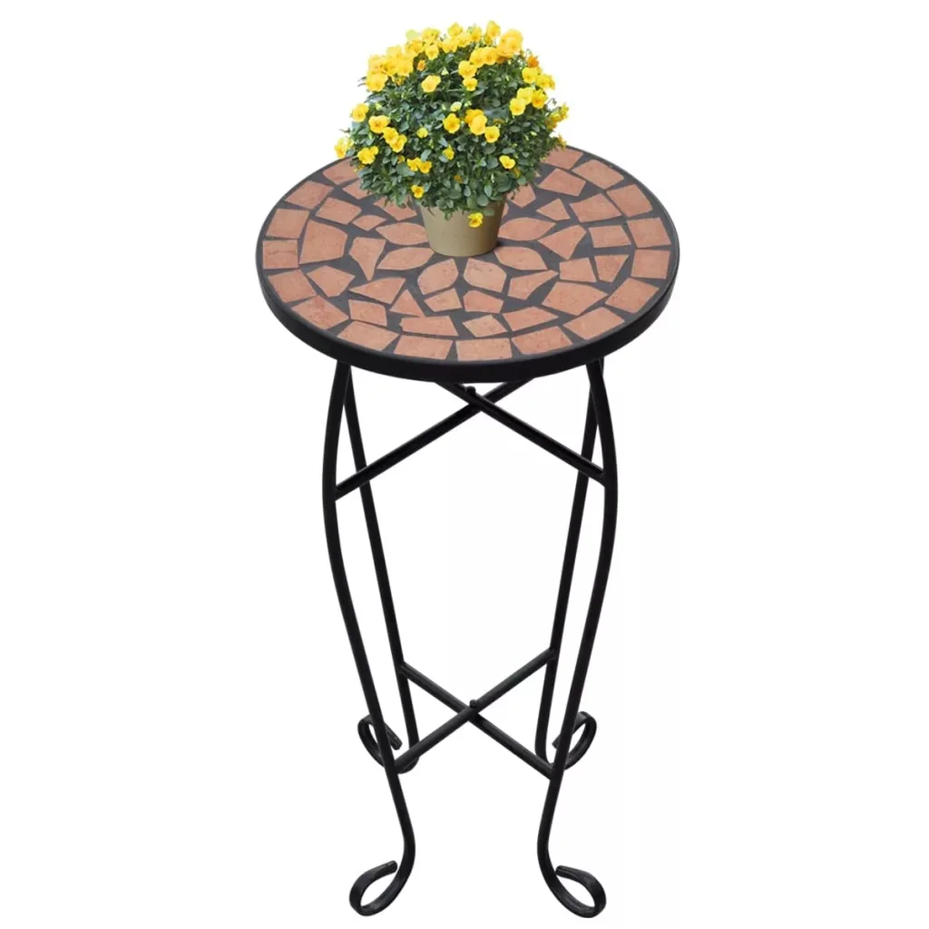 

VidaXL Side Table Plant Table Terracotta 41127