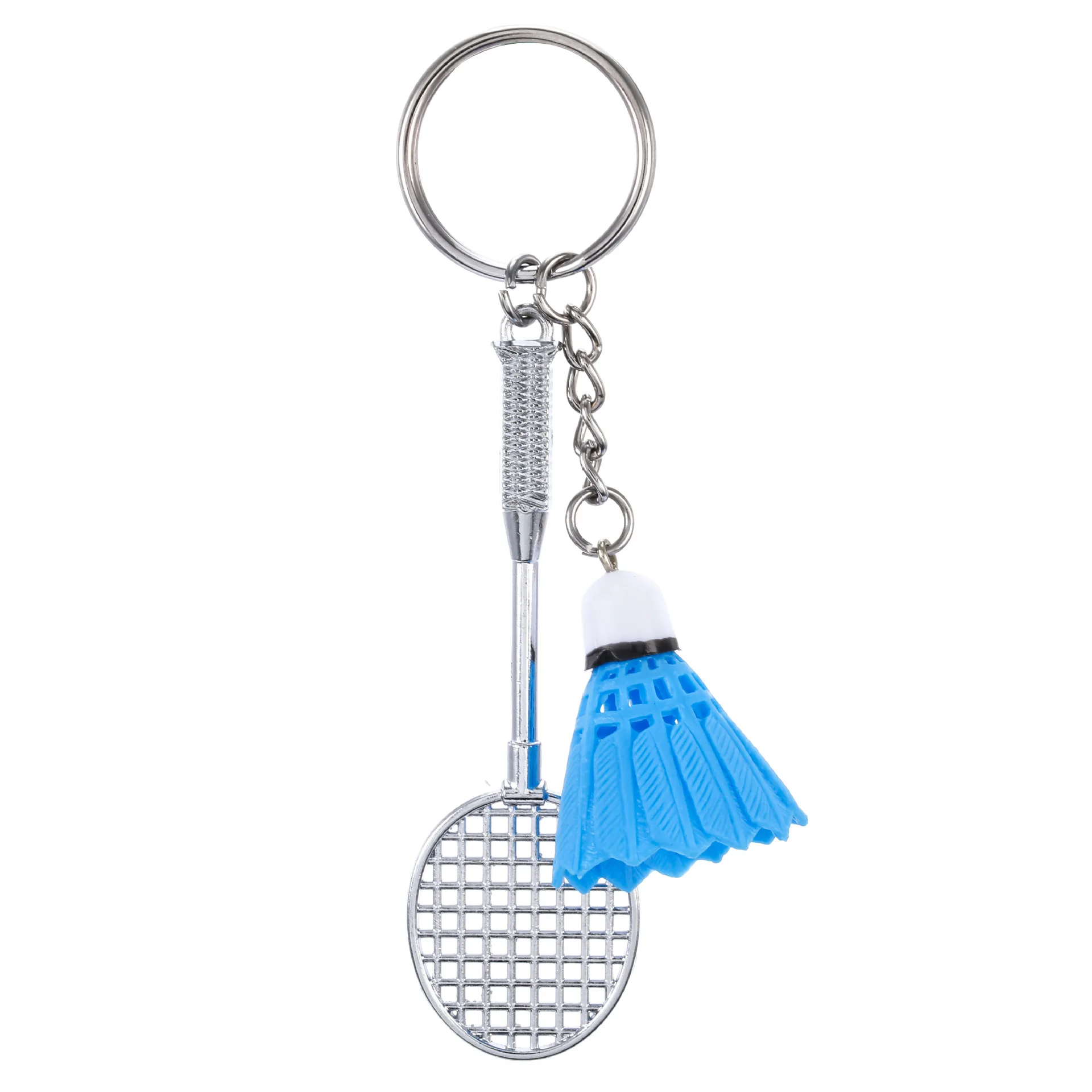 Мини ракетка для бадминтона шары спортивный брелок-подвеска 3D брелок кольцо автомобильная сумка Подвеска кольцо для ключей с подвеской DIY ювелирные изделия