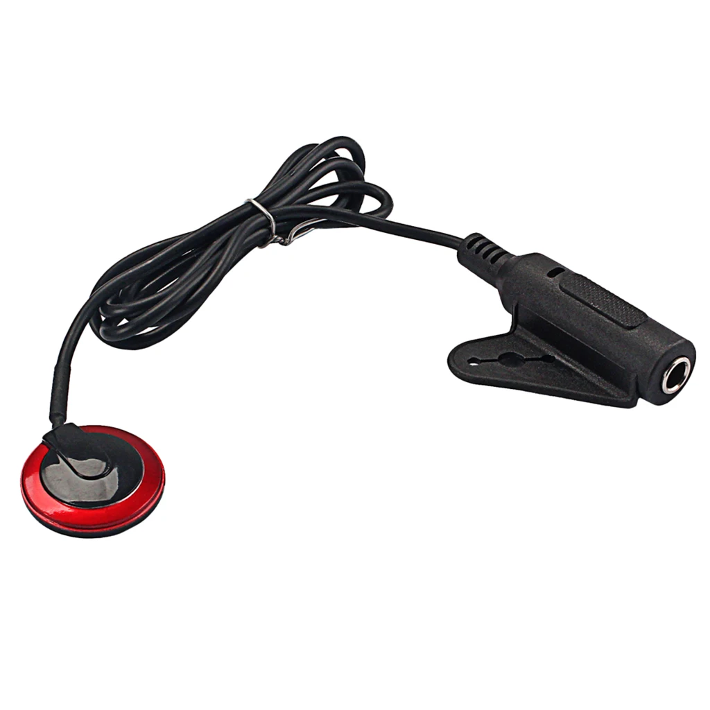 6.35mm Piezo Transducer Contact Mic Pickup For Guitar Violin Ukulele Banjo String Instrument
