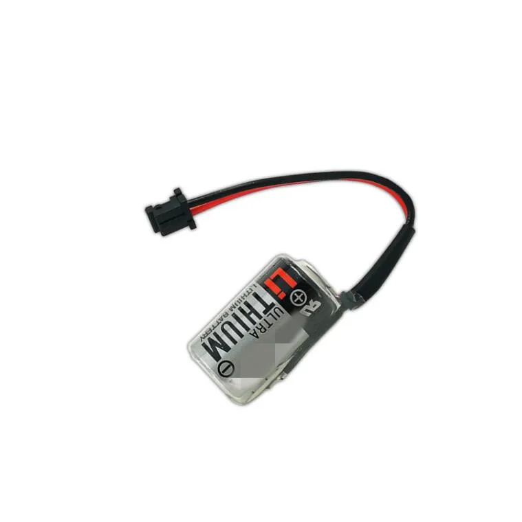 Оригинальная батарея ER3V 3 6 V 1000mAh JZSP-BA01 PLC литиевые батареи с черной вилкой для