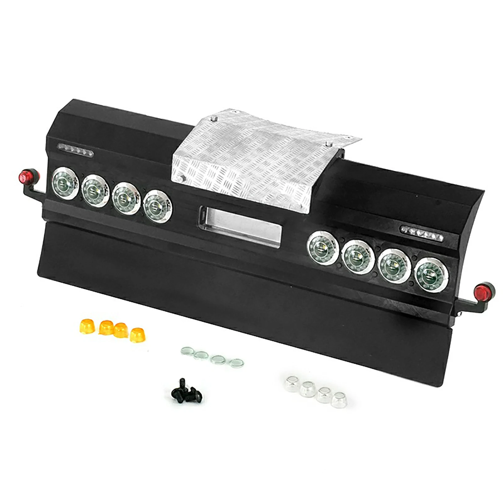 

For 1/14 Remote Control Tractor Model Taillight Kit Metal Heavy Tractor Tail Beam Lights S-1276-A Accessories