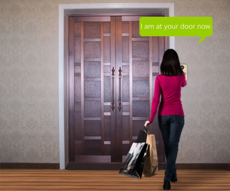 Telefone Video Da Porta de 150 Graus