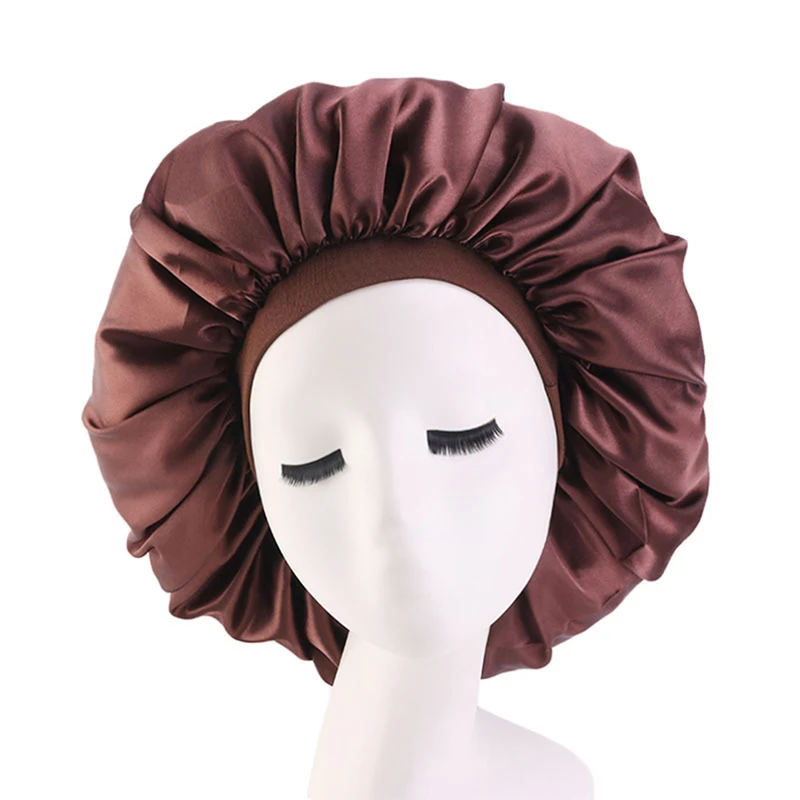 Satin Bonnet Hair Bonnet 1pcs for Women Men Unisex
