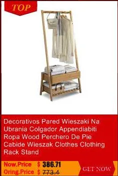 Sale Kleerhanger Armoire Coat Wall Percha Kledinghangers Ropa Wood Cintre Cabide Perchero De Pie Wieszak Clothes Clothing Rack Stand 58