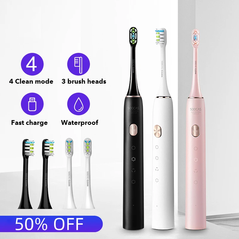 Xiaomi Soocas X3U Sonic Electric Toothbrush Upgraded Adult Waterproof Ultrasonic Automatic Toothbrush USB Rechargeable Oral Care Xiaomi Soocas X3U Sonic Electric Toothbrush Upgraded Adult Waterproof Ultrasonic Automatic Toothbrush USB Rechargeable Oral Care