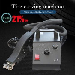 Machine électrique à découper le caoutchouc, U100 05 W, 2 10mm, Machine à sculpter les pneus, 350 