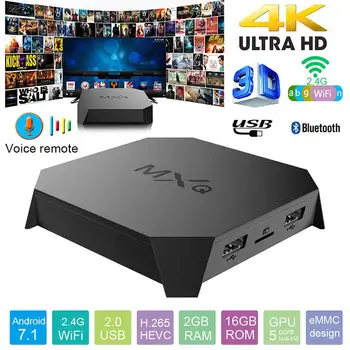 

MXQ Plus Product Amlogic S905w core Support Voice Control 2+16G smart tv box Android 7.1 Tv Box