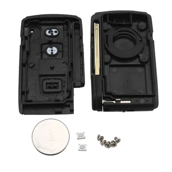 

2 BUTTON Remote Key Shell Fob Case Switch Battery For Toyota Corolla Verso Prius