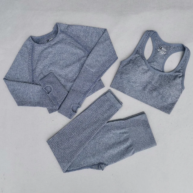 3Pcs-Gray blue