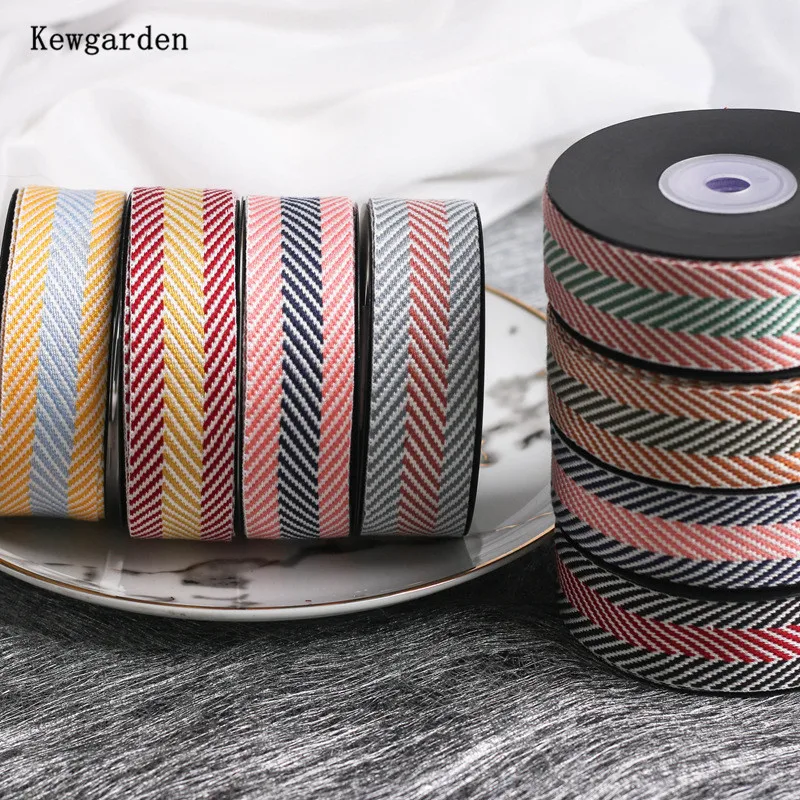 Kewgarden цветная полоса саржевая лента 1 &quot1-1/2&quot 25 мм 38 10 вручную изготовленная DIY