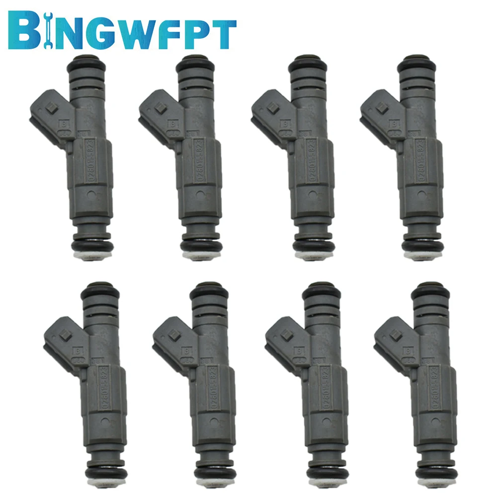 8X FUEL INJECTOR 0280155823 13641747406 13641707843 FOR BMW M60 M62