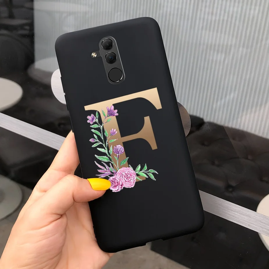 Cute Silicone Letter Phone Case - Soft Protective Cover