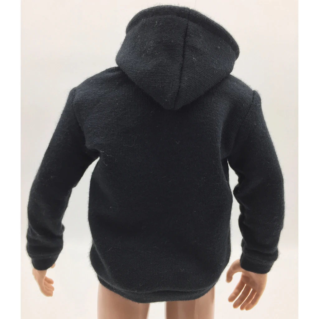 1/6 Scale Mens Long Hoodie Hooded Sweatshirt for 12inch Action Figure Hot Toys 