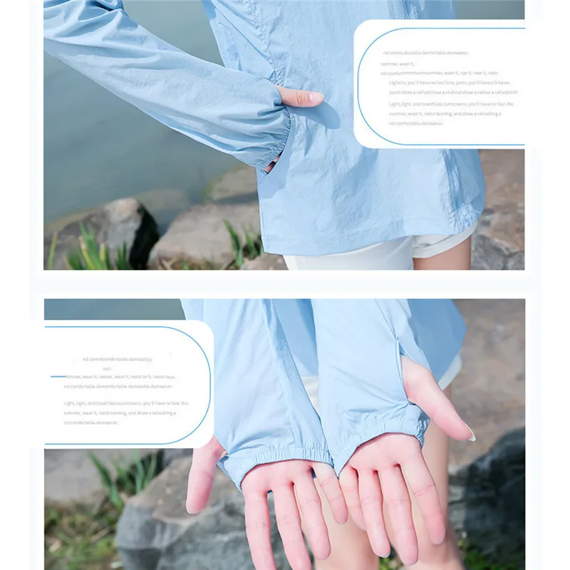Outdoor Sun Protection Clothing Women'S  Jacket UV Protection Summer Hiking Shirts Outdoor Sun Protection Clothing  #0G21 (8)