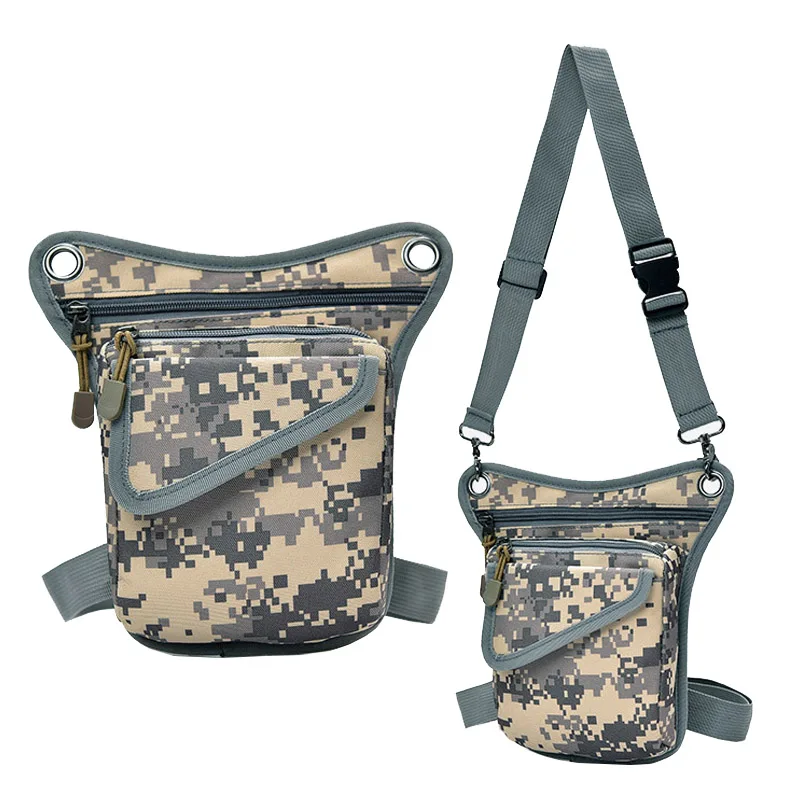 Camouflage C Мужская нейлоновая поясная сумка, новинка, мотоциклетная поясная сумка, военная поясная сумка, набедренный карман, мужские сумки на плечо - Цвет: Camouflage C
