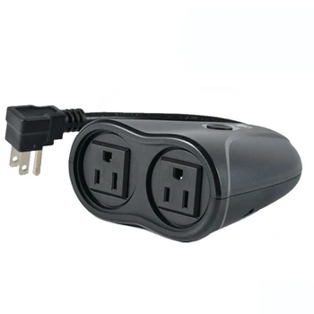 

Outdoor Waterproof Smart Plug Wireless WIFI Socket APP/Voice Control Dual Outlets Adaptor US Plug