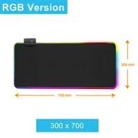 RGB Mouse Pad Gaming Mousepad Gamer Large Desk Backlit Mats Computer Led Carpet Surface For The Mause Ped Xl Deskpad Protector|Desk Pads & Blotters