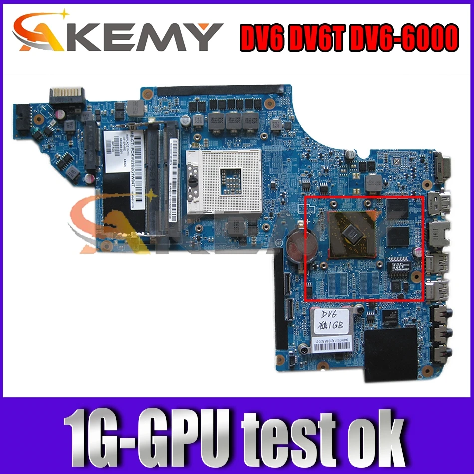 Для струйного принтера HP Pavilion DV6 DV6T DV6-6000 Материнская плата ноутбука 659998-001 641487-001