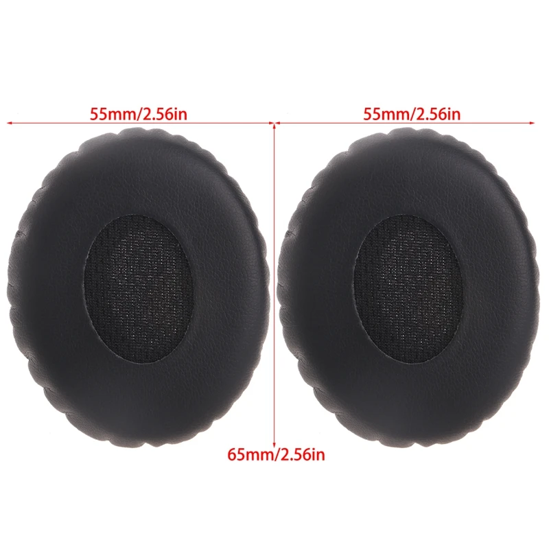 

1 Pair Replacement Faux Leather Ear Pads Cushions For OE2/OE2I Headphones WXTA
