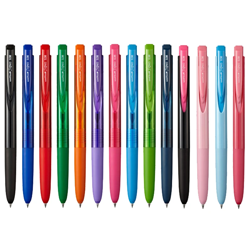 10Pcs/Lot Japan UMN-155 gel pen water pen 0.38/0.5mm office writing color pen student learning stationery japan nsk 607zz bearing abec 7 5 10pcs 7x19x6 mm high speed miniature 607z ball bearings 607 zz emq z3 v3