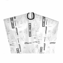 Черный персональный парикмахерский Стрижка волос Парикмахерская стилист нейлон мантия накидка ткань SCI88