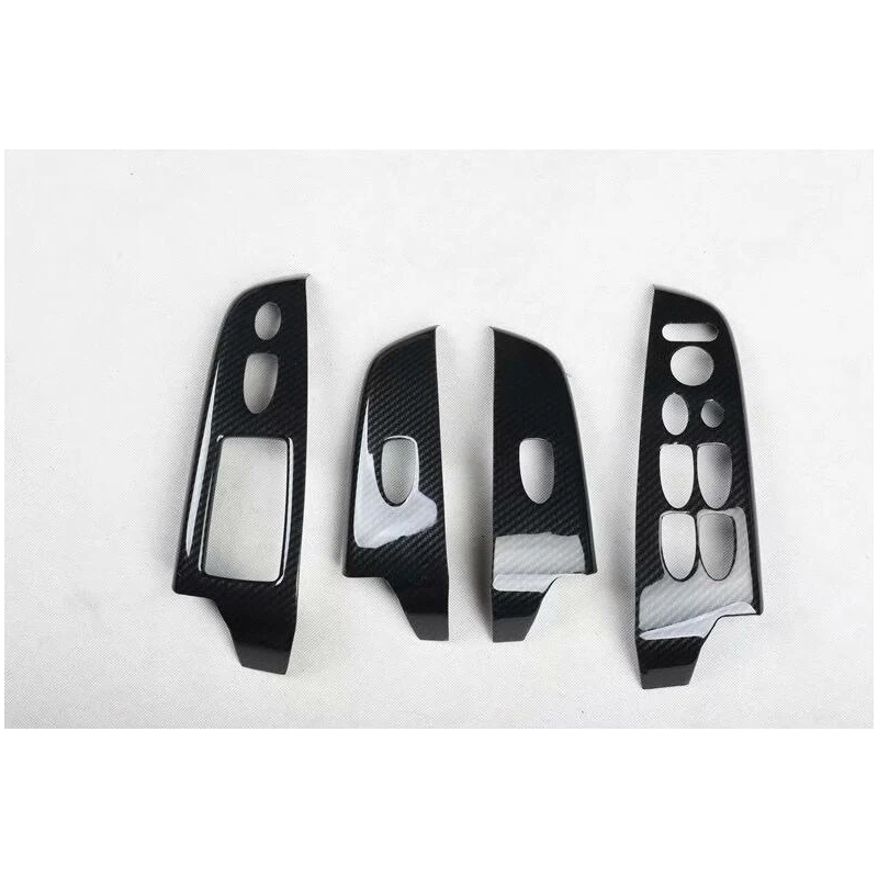 Для Honda Civic 2004-2009 4 шт. ABS автомобильные межкомнатные двери окна лифт стеклянные переключатели крышка литья автомобиля Стайлинг - Color Name: style 1