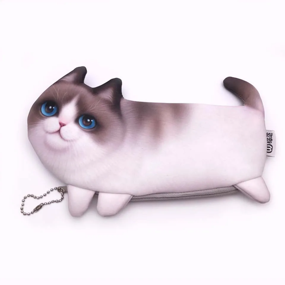 Мультфильм портмоне «кошка» милая детская сумочка для девочек Повседневное на молнии Детский кошелек для девочек маленький кошелек для монет мешок изображениями животных Монета Держатель для карт - Цвет: 8