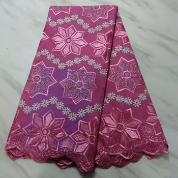 

Madison African Cotton Lace Fabric High Quality African Swiss Voile Lace Fabric With Stones Embroidery Voile Lace For Women