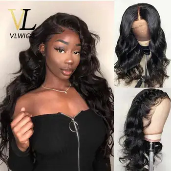 

VLwigs Body Wave Full Lace Human Hair Pre Plucked With Baby Hair Brazilian Virgin Full Lace Wigs Remy Brazilian Hair Wigs VL07