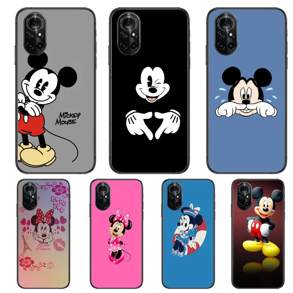 Best Mickey mouse disney Clear Phone Huawei Honor 10 9 8A 7 5T X Pro Lite 5G Black Etui Coque Hoesjes Comic Fash d|Phone Case & Covers| - AliExpress