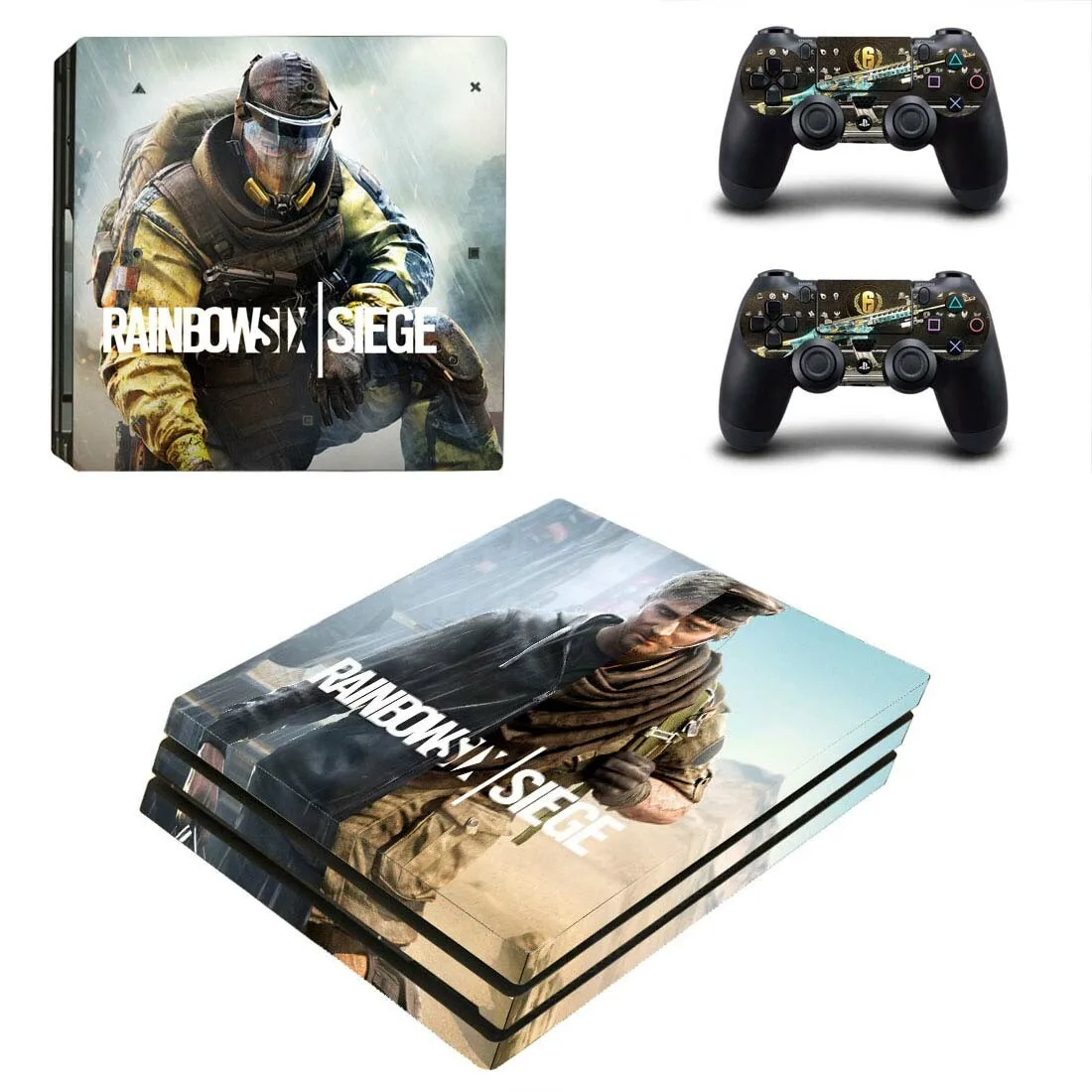 Rainbow Six Siege PS4 Pro наклейка Play station 4 Кожа Наклейка для playstation 4 PS4 Pro консоль и контроллер Скины Виниловые