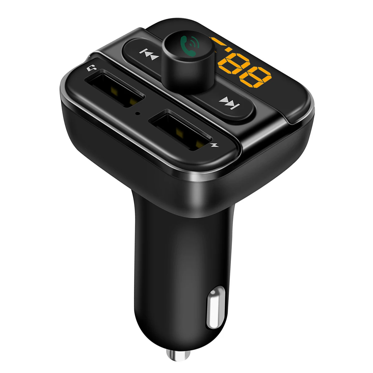 Автомобильный Bluetooth Беспроводной Hands-free FM передатчик Комплект MP3 Dual USB