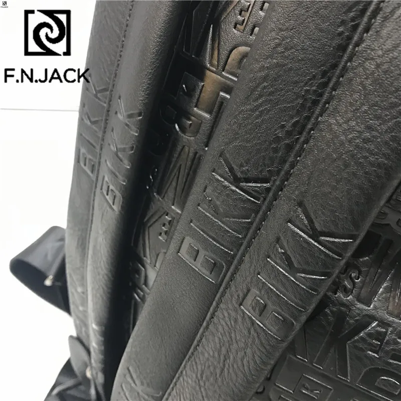 F.N.JACK, новые сумки, большая вместительность, уличные мужские спортивные рюкзаки, модные школьные мягкие кожаные сумки, студенческие дорожные рюкзаки
