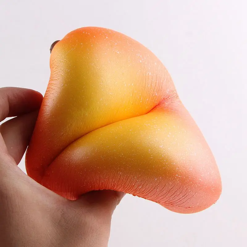 Медленно растущие фрукты манго телефон ремень аксессуары Kawaii Squishies Развивающие игрушки для детей подарок