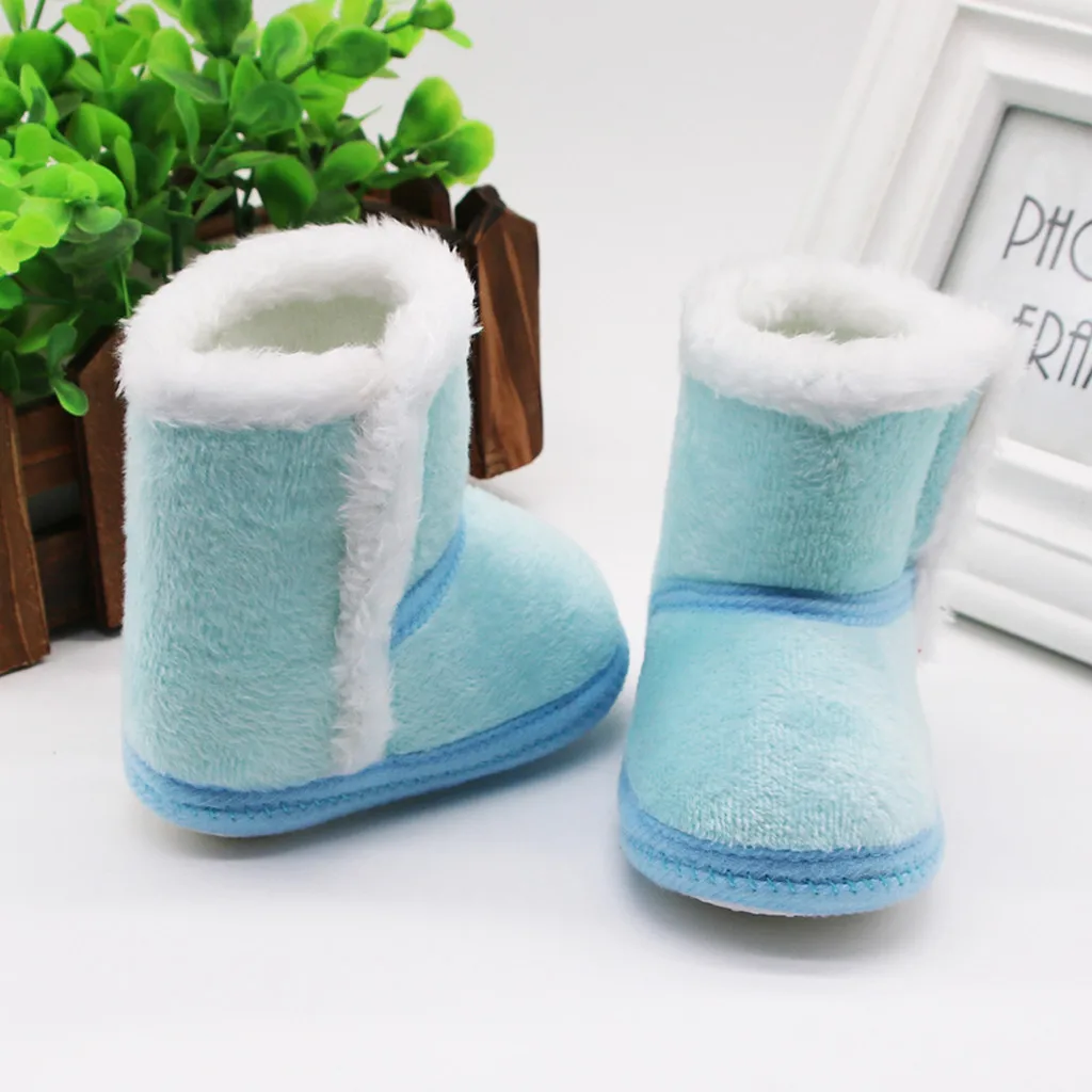 Обувь для новорожденных девочек; кашемировые плюшевые зимние ботинки; Теплая обувь с повязкой; Sapato; детские сапоги; детская обувь; бархатная обувь для младенцев
