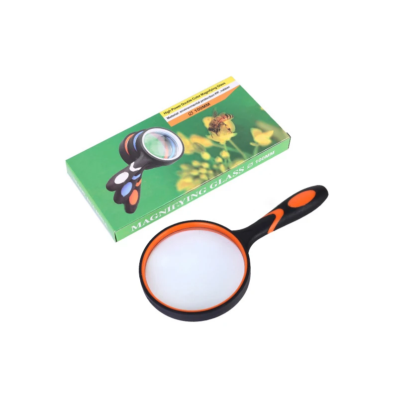 

Magnifying Glass Portable Magnification 10X Handheld Magnifier For Reading, Looking 50/65/75/100mm Lens diameter