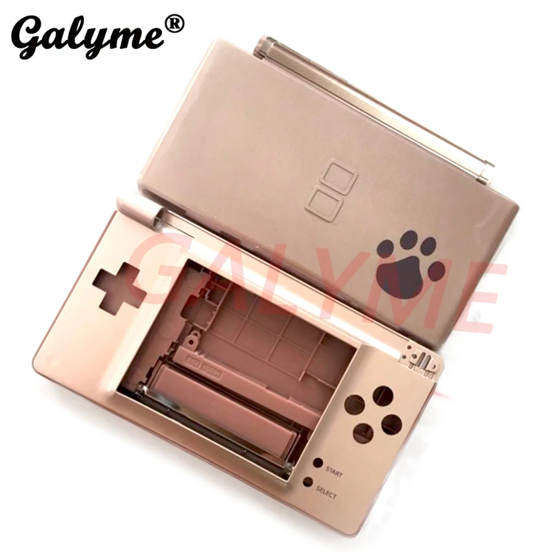 Nintendo gs розовый полный комплект Корпус Оболочка Чехол w/Кнопка для DS Lite DSL игровой